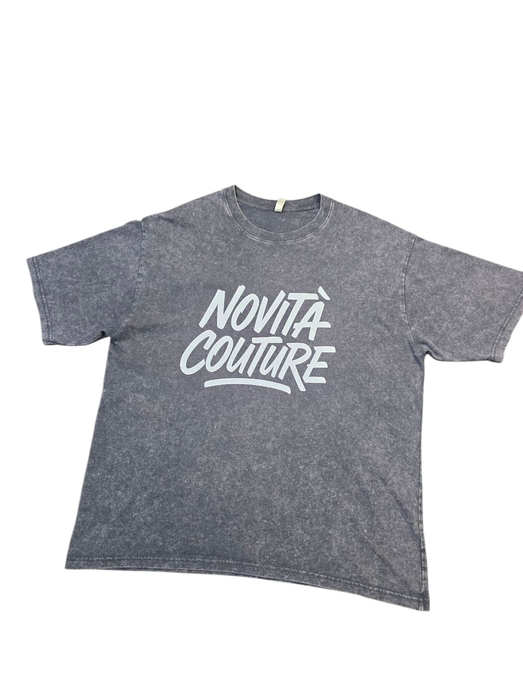 Novità Couture Oversized Grey Faded Tee
