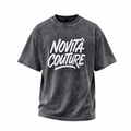 Novità Couture Oversized Grey Faded Tee